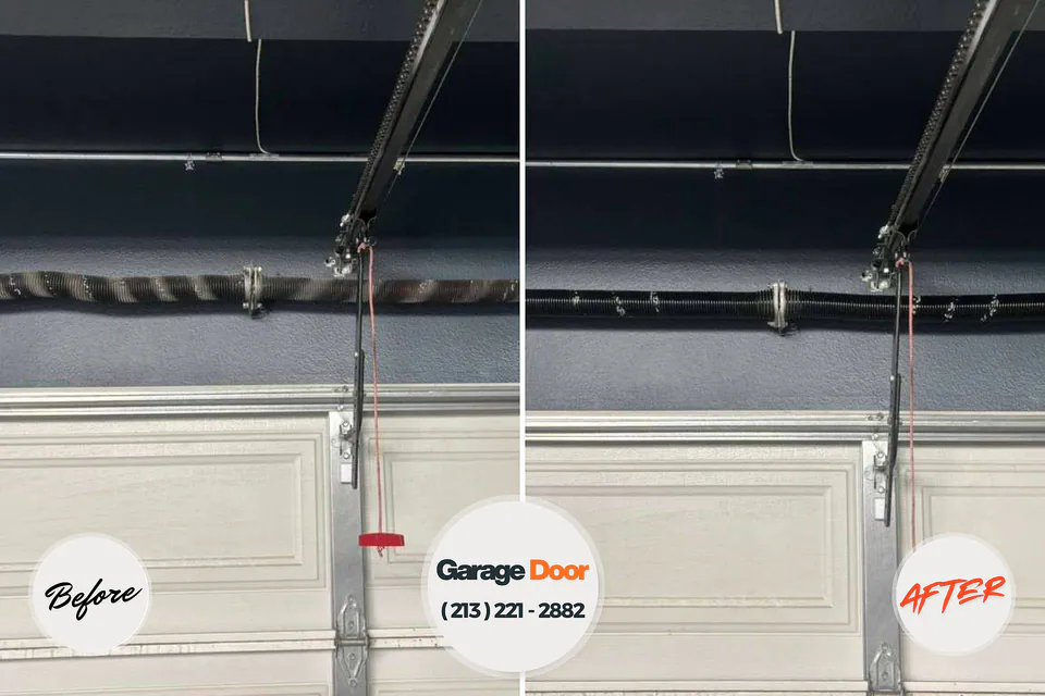 Before and after: garage door installation Tuscarawas, OH